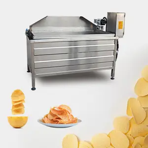 Commercial Automatic Electric Make Deep Feed Stir Fryer Price Fry Potato Chip Stick Machine For Sale