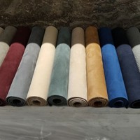 Pilihan gaya warna kustom pabrik tahan lama Harga bagus kain kulit sapi asli