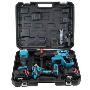 21V Combination Brushless Portable Cordless <b>Power</b> <b>Tool</b> Set 5pcs Hammer Impact Drill Angle Wrench Circular Saw - Product Image 4