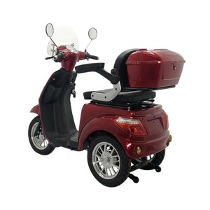 2023 Popular 48V 500W Passenger Electric Trike Safety-Certified Steel Frame Tricycle for Adults Disabled with Down <b>Tube</b> Battery - Product Image 4