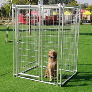Haotian fabrika kaynaklı köpek oyun çalıştırmak kenel, galvanizli köpek köy kulübesi, 6ft toptan için köpek kulübesi - Product Image 2
