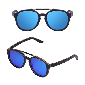 Gafas de Sol Redondas Marrones de Lujo a la Moda 2024 para Mujer y Hombre, Estilo Ébano Negro - Product Image 2
