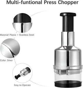 <span class=keywords><strong>Mini</strong></span> hachoir manuel <span class=keywords><strong>multifonction</strong></span> en PP, accessoires de cuisine, pour hacher l'ail, l'oignon, les noix, les fruits, les légumes, type hachoir - Product Image 4