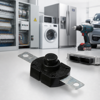 Interrupteur à bouton-poussoir miniature en plastique industriel KAN-5D 1A 250VAC 2 broches, durable, durée de vie de 10 000 cycles, qualité professionnelle IP40