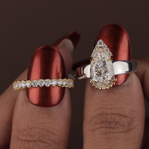 Anillo de Compromiso Clásico para Mujer en Plata, Oro de 10K, Oro de 14K, Oro de 18K, Diamante Cultivado en Laboratorio de 3 Quilates, Joyería Fina para Novia - Product Image 4