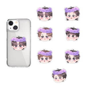 KPOP Jung Kook V J-Hope Support de téléphone en acrylique Jimin RM Suga Jin <span class=keywords><strong>Manga</strong></span> Anneau d'extension d'impression photo HD Cadeaux pour fans - Product Image 1
