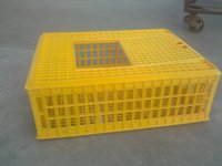 Cage de transport pour poulets en plastique robuste empilable, caisse pour volailles vivantes, logistique, boîte en matériau HDPE durable