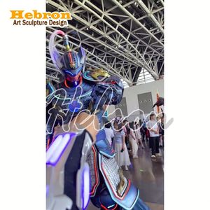 ชุดแฟนซีตลกๆ สำหรับคริสต์มาส ผึ้งยักษ์ อุลตร้าแมน หุ่นยนต์มาร์เวลขนาด 2.7 เมตร หุ่นยนต์โบราณ ชุดมาสคอตสำหรับผู้ใหญ่ ผู้ชาย - Product Image 4