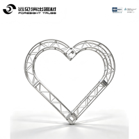Truss Foresight FT-Truss Plateado y Negro de Aluminio Ligero y Resistente, Personalizado, 290x290mm, para Cabinas de DJ en Exteriores