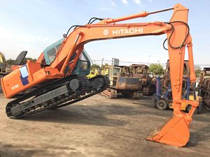 Excavatrices HITACHI ZX120 d'occasion en bon état, excavatrices sur chenilles à vendre, machines de construction ZX55 ZX70 ZX60, moteur inclus - Product Image 3