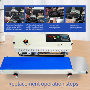 Hot bán cầm tay máy in phun ngang ban nhạc với ngày in ấn túi nhỏ sealerbag niêm phong machinesealing máy - Product Image 6