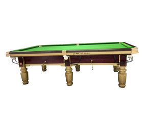 Mesa de billar rusa de 9 pies, mesa de billar de pizarra Jiujiang con patas de madera maciza para torneos especiales de billar - Product Image 4