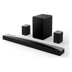 Barre de son TCL Série Q 7.1.4 avec caisson de basses /DTSX et WiFi 5 haut-parleurs 430W RMS sans fil Noir et Gris Q85HE - Product Image 2