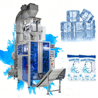 Hoge snelheid verticale ijsblokjes verpakkingsmachine 1-5kg ijsblokjes vulmachine verticale verpakkingsmachine voor ijsblokjes