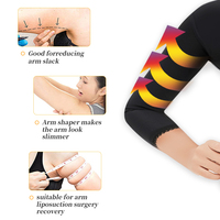 뒤 어깨 교정기 지원 긴 소매 Shapewear 정상 Bbl 포스트 수술 팔 위 Fajas 몸 셰이퍼