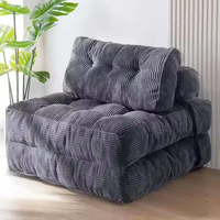 Canapé-lit pliant sous vide, chaise longue extensible pour chambre à coucher, design moderne, coussin de canapé paresseux en éponge pour appartement