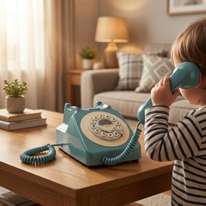 <span class=keywords><strong>Téléphone</strong></span> SIP vintage Wifi VOIP avec contrôle parental, étanche, pour enfants, maison, <span class=keywords><strong>téléphone</strong></span> rétro, sans jeux, sans fonctionnalités intelligentes - Product Image 2