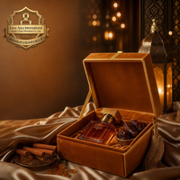 Huile de parfum sur le thème du Ramadan, ensemble de parfums personnalisés, ambre chaud, unisexe, flacon en verre cristal, marque privée