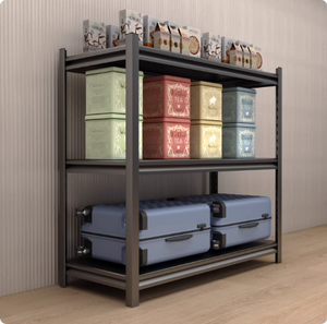 Verstelbare schappen stapelbare rekken commerciële kantooropslag boutloze stalen frame 5-laags minimalistisch design opbergrek - Product Image 4