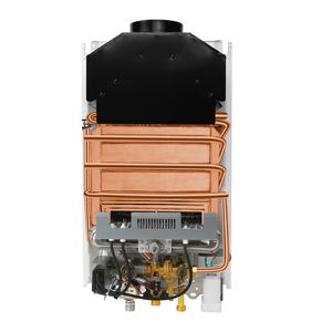 Calentador de Agua Doméstico de Pared sin Tanque KSUN Flue Exhaust JSD20-10T4/JSD24-12T4, de Cobre Natural, Clase de Eficiencia Energética C - Product Image 4