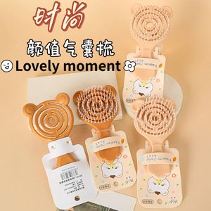 Open Cards Air Cushion Comb 15-20Cm Portable Massage Hairbrush For Girls Plastic Hair Care Tool - Product Image 2