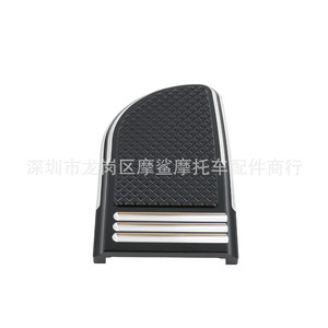 Cubierta de Pedal de Motocicleta de Aluminio Moshark 125x73mm para Modificación de Harley-Davidson - Product Image 3