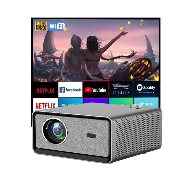 Manufacturer Wholesale Projector 500 ANSI Lumens Brightness for Home Theater & Business Presentations