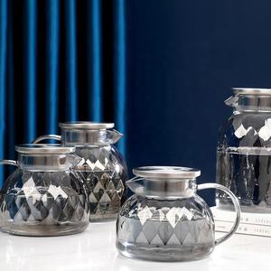 <span class=keywords><strong>Carafe</strong></span> en borosilicate de haute qualité, design original, pichet à <span class=keywords><strong>eau</strong></span> en verre - Product Image 1