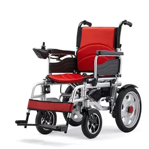 Kursi roda elektrik berat rendah Motor kursi roda listrik lipat berkualitas tinggi