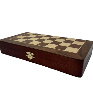 High Quality Durable 12 Inch Mahogany Solid Wood Chessboard <strong>Chess</strong> Pieces Set with <strong>Chess</strong> Clocks for Children Adults <strong>Board</strong> Games - Product Image 1
