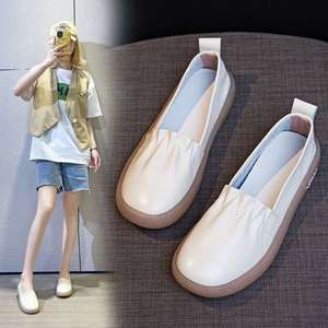 Beef Tendon Bottom Mother <strong>Shoes</strong> Comfortable Flat <strong>Shoes</strong> for <strong>Women</strong> Spring and Autumn Easy to slip on Suitable for Pregnant <strong>Women</strong> - Product Image 1