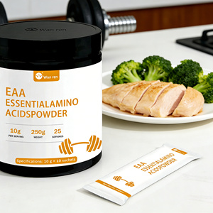 Poudre d'acides aminés pureté 99%+ Options <span class=keywords><strong>BCAA</strong></span>/EAA Sans sucre Sans additifs artificiels Certifié GMP OEM/ODM pour les marques mondiales - Product Image 5