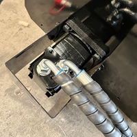 Fraise rotative hydraulique pour mini-chargeuse, cultivateur de sol robuste pour le travail du terrain agricole