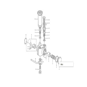 Pompe à huile manuelle pour moteur Doosan Daewoo, pour chariots élévateurs diesel LD20 LD25 2, pièces détachées A10143721 - Product Image 1