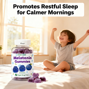 Gomitas de Melatonina para Niños y <span class=keywords><strong>Adolescentes</strong></span>, Venta Caliente <span class=keywords><strong>en</strong></span> EE. UU. y la UE, OEM/ODM, con 1 mg de Melatonina, Vitaminas para Dormir que Apoyan los Ciclos Naturales del Sueño - Product Image 5