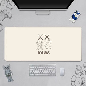 Özel baskılı Logo KAWS büyük karikatür su geçirmez çizilmeye dayanıklı radyasyon koruma kaymaz doğal kauçuk <span class=keywords><strong>Mouse</strong></span> <span class=keywords><strong>Pad</strong></span> - Product Image 4