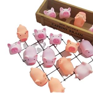 Offre Spéciale – Jouets de Bain en Caoutchouc Mini Cochon Rose qui Crie pour Enfants, Idéaux pour les Fêtes Prénatales - Product Image 2