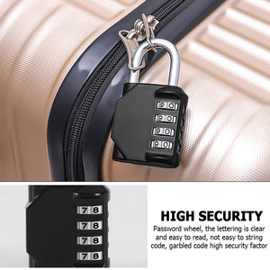 Mini Candados de Combinación de 4 Dígitos, Resistentes al Agua, para Exteriores, para Puerta, Maleta, Bolsa, Paquete, Armario, Ventana - Product Image 4