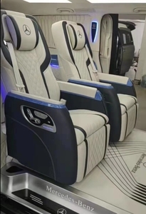 Asiento Eléctrico de Lujo para Vclass Capitans con Cubierta de Cuero - Product Image 5
