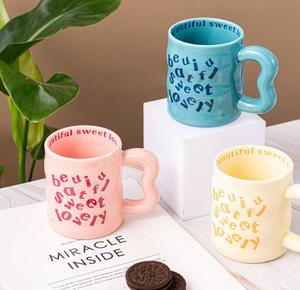 Taza de Cerámica Clásica, Taza de Recuerdo, Taza de Agua y Café para Parejas, Regalos de San Valentín, Taza con Logotipo Personalizado - Product Image 3
