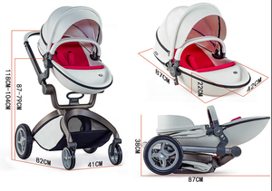 HOT MAMMA passeggino 3 in 1 bambino <span class=keywords><strong>di</strong></span> <span class=keywords><strong>lusso</strong></span> triciclo infantil <span class=keywords><strong>di</strong></span> cuoio <span class=keywords><strong>di</strong></span> <span class=keywords><strong>lusso</strong></span> del bambino passeggino 3 in 1 - Product Image 4