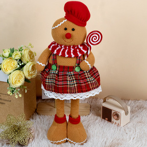 Decoraciones navideñas de nuevo estilo-Navidad <span class=keywords><strong>galleta</strong></span> hombre retráctil Chef pareja muñeca adornos muñecas decorativas para decoración del hogar - Product Image 6