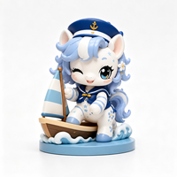 Figurine de collection personnalisable en PVC Sky Sailor Horse, boîte mystère 9 cm, jouet promotionnel, cadeau, collection d'objets d'art