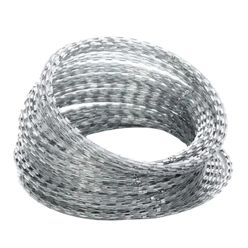 Galvanized Barbed Razor Fence Wire