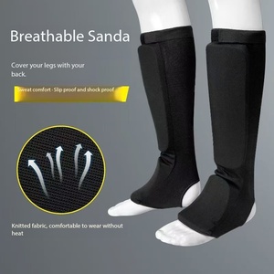 Espinilleras <span class=keywords><strong>de</strong></span> fútbol con compresión y almohadillas <span class=keywords><strong>de</strong></span> EVA para pantorrillas, soporte para fútbol, béisbol, taekwondo, boxeo, MTB, equipo <span class=keywords><strong>de</strong></span> protección - Product Image 3