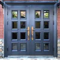 Porte de sécurité en acier antivol insonorisée |   Acier laminé à froid Garantie de 5 ans |   Extérieur moderne, commercial, sur mesure, Evereco