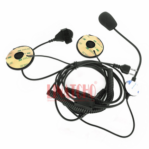 MIDLAND G6 G7 G8 G9 2 Pins Finger <span class=keywords><strong>PTT</strong></span> Tai Nghe Walkie Talkie Xe Máy Nửa Mũ Bảo Hiểm Tai Nghe <span class=keywords><strong>Microphone</strong></span> - Product Image 4