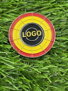 Direkt vom Hersteller: Individuelle Runde Magnetische Metall-Pokerchip Golfball-Marker, Hochzeitsgeschenk, Namensschild-Anhänger, Geringe Mindestbestellmenge - Product Image 6