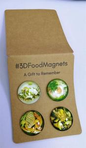 Imanes de Comida 3D Personalizados para Refrigerador, Imán de Vidrio para Refrigerador de Recuerdo - Product Image 5