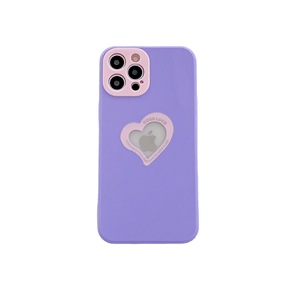 Funda <span class=keywords><strong>de</strong></span> corazón suave brillante para <span class=keywords><strong>iPhone</strong></span> <span class=keywords><strong>13</strong></span>, 2021, Color puro, amortiguador, para <span class=keywords><strong>iPhone</strong></span> <span class=keywords><strong>13</strong></span> <span class=keywords><strong>Pro</strong></span>, gran oferta, 2021 - Product Image 1